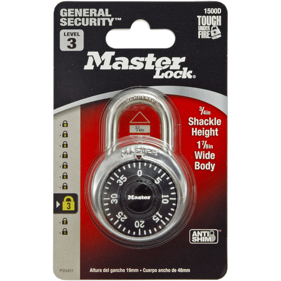 MasterLock 1500D Dial Combination Padlock | Masterlock by KHM Megatools Corp. Main image