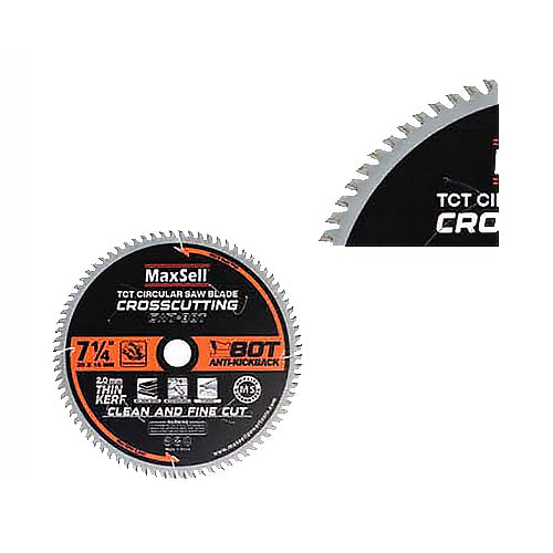 MaxSell Tungsten Carbide Tip Anti-Kickback Circular Saw Blade 7-1/4" Secondary image