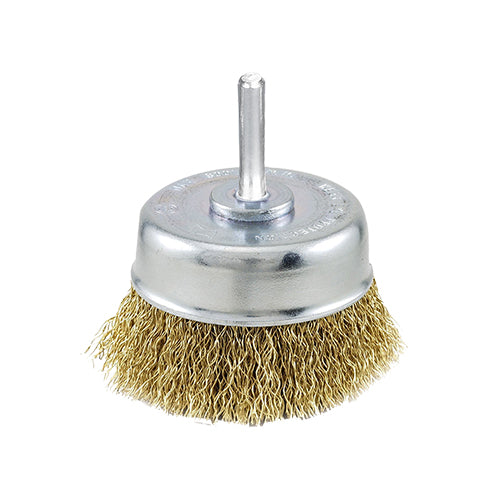 MaxSell Cup Brush 1/4 Shank Crimped Wire - ToolsSavvy.ph
