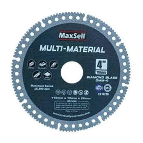 MaxSell DMM-4 Multi-Material Diamond Blade for Wet & Dry Cutting 4" - ToolsSavvy.ph