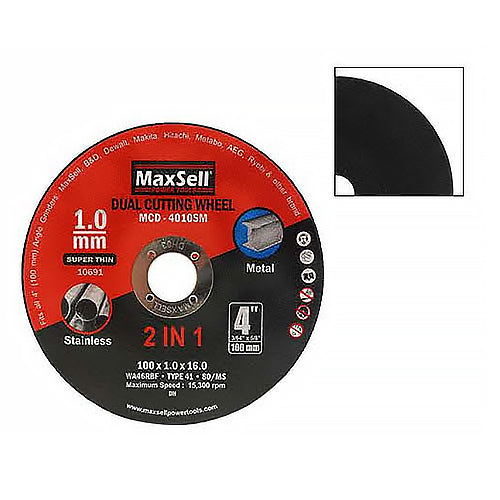 MaxSell Dual Cutting Wheel for Metal and Stainless Steel - ToolsSavvy.ph Main image