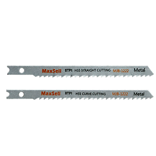 MaxSell MJB-1222 U-Shank Jigsaw Blades for Metal 8TPI 100mm - ToolsSavvy.ph Main image