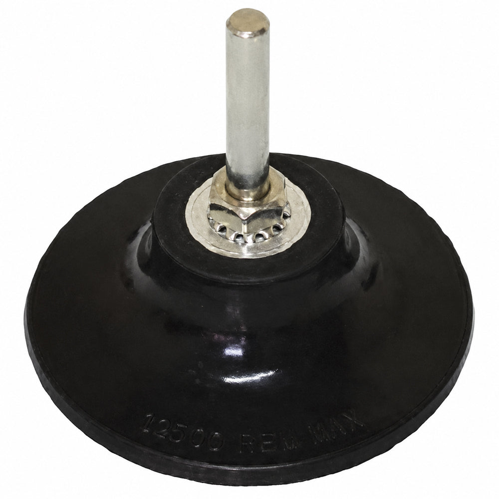 MaxSell MSA-116 Rubber Backing Pad with 1/4" Shank for Drill 4" - ToolsSavvy.ph