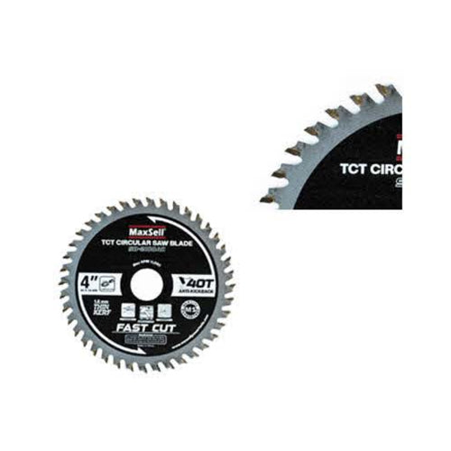 MaxSell SB-2160040 Tungsten Carbide Tip Anti-Kickback Circular Saw Blade 4" x 40T - ToolsSavvy.ph Main image