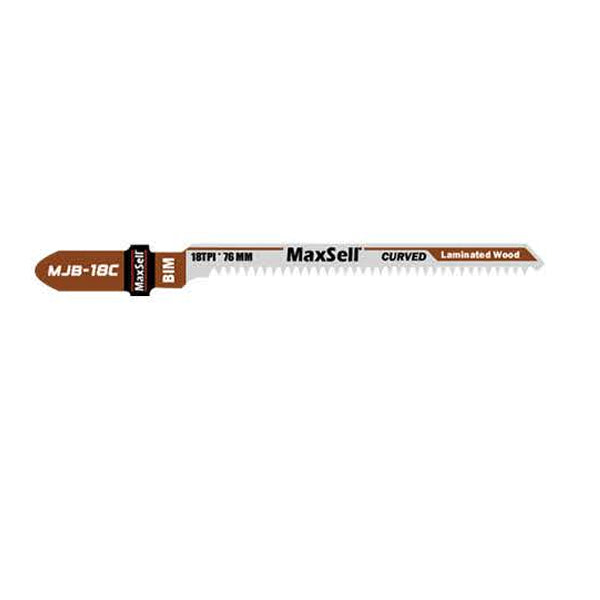 MaxSell MJB-18C Jigsaw Blades for Laminated Wood 18TPI 76mm 2pcs - ToolsSavvy.ph