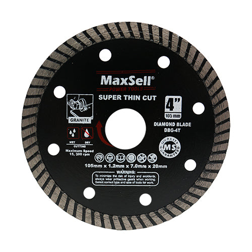 MaxSell Super Thin Diamond Blade for Wet & Dry Cutting - ToolsSavvy.ph