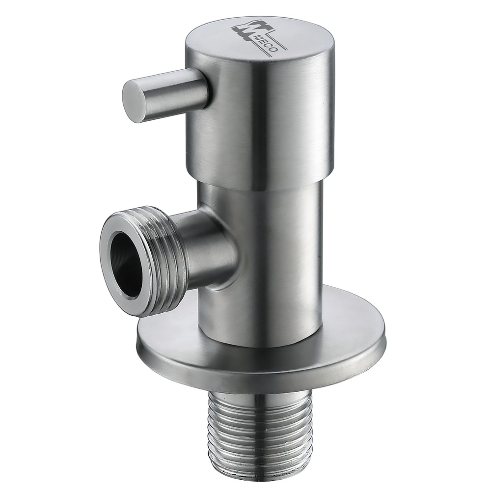 Meco 015N-SST Stainless Angle Valve (2 Male Thread)