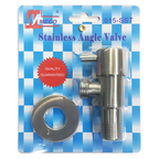 Meco 015N-SST Stainless Angle Valve (2 Male Thread)