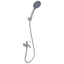 Meco 2224N-SST Stainless Shower Set Twin Head