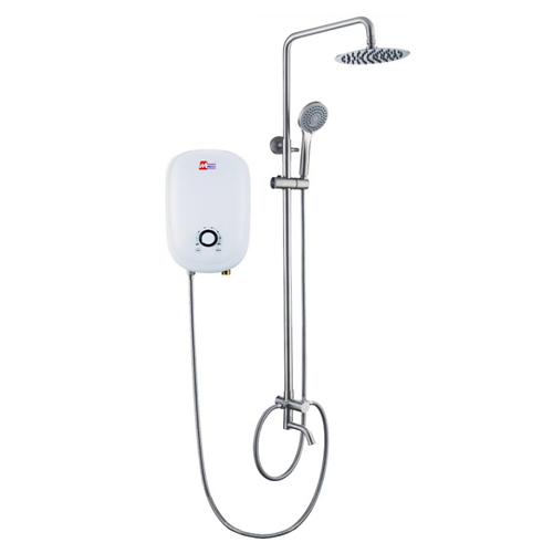 Meco 2427-SST Stainless Shower Set with Diverter (Round)