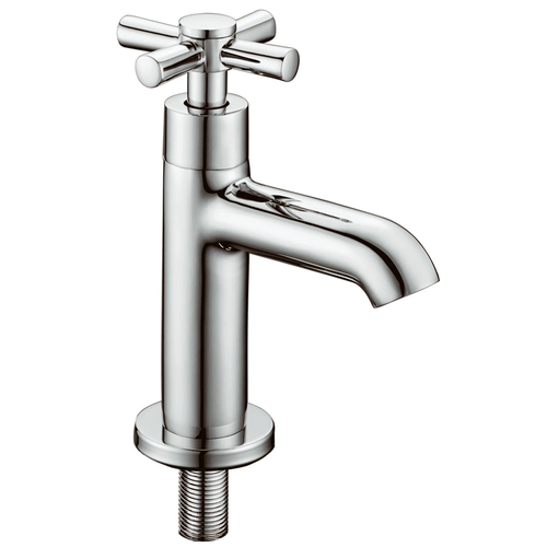 Meco 2340 Cross Handle Lavatory Faucet (Satin Chrome Finish)