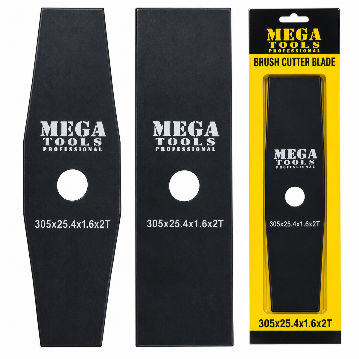 Megatools 2T Brush Cutter Blade (305x25.4x1.6x2T) - ToolsSavvy.ph Main image