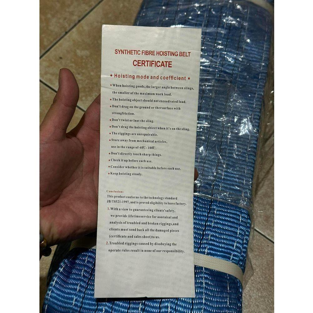 Mega Webbing Sling (Eye and Eye) 6:1 Safety Rating