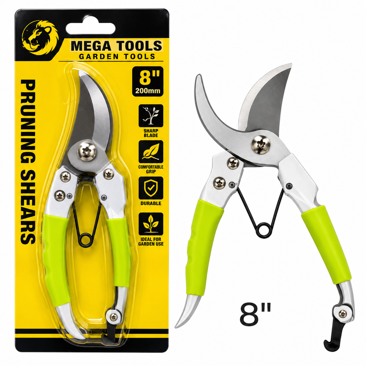 Megatools MPS Pruning Shears 8"