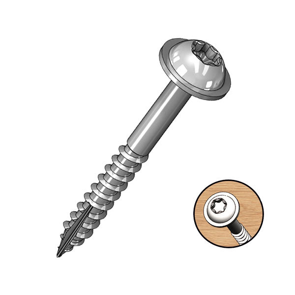 Milescraft Pocket Screws T-20 Torx Head - ToolsSavvy.ph