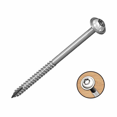 Milescraft Pocket Screws T-20 Torx Head - ToolsSavvy.ph