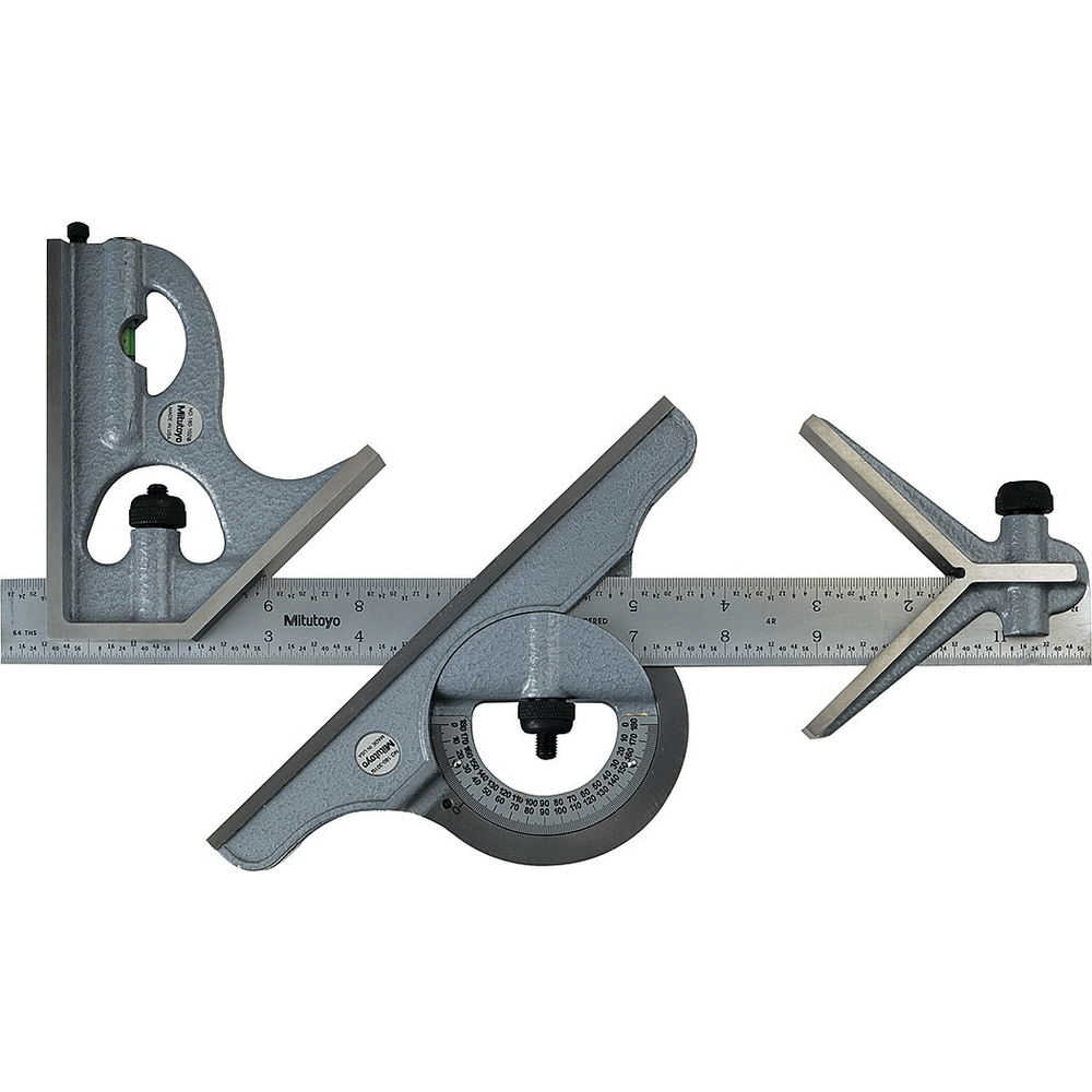 Mitutoyo Combination Square Set, Series 180 | Mitutoyo by KHM Megatools Corp.