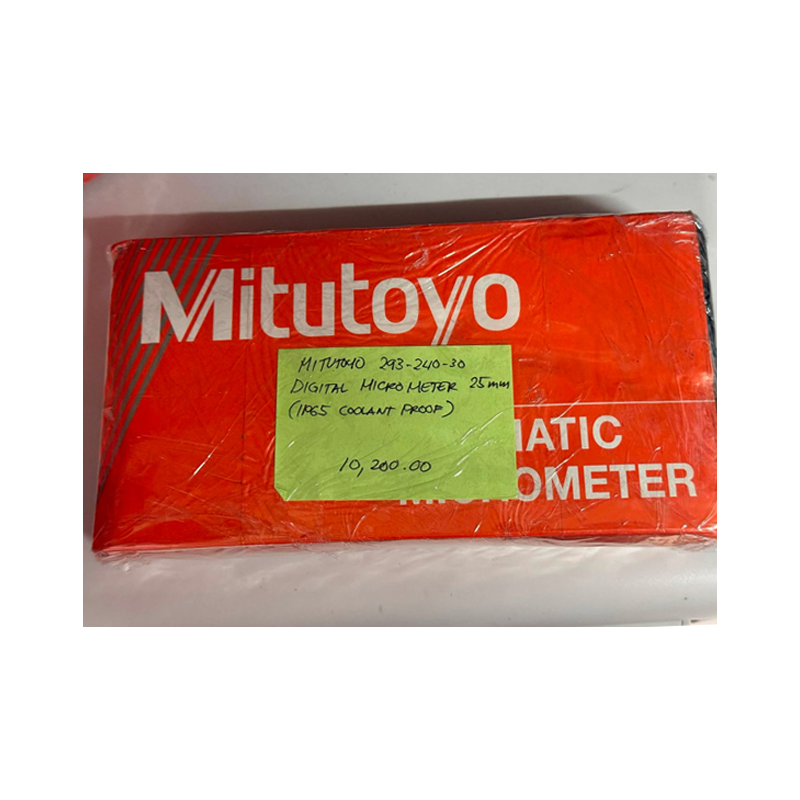 Mitutoyo 293-240-30 Digital Micrometer 25mm (IP65 Coolant Proof) (Order Cancel) - ToolsSavvy.ph Main image
