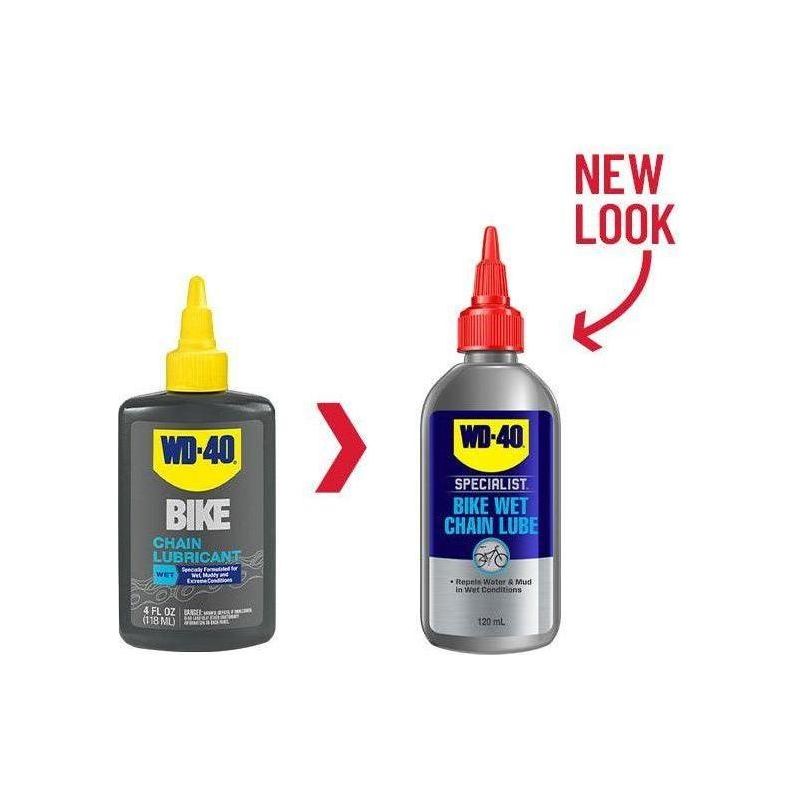 WD-40 Bike Chain Lube / Lubricant Wet 4oz (WDBIKEWETLUBE4) Secondary image