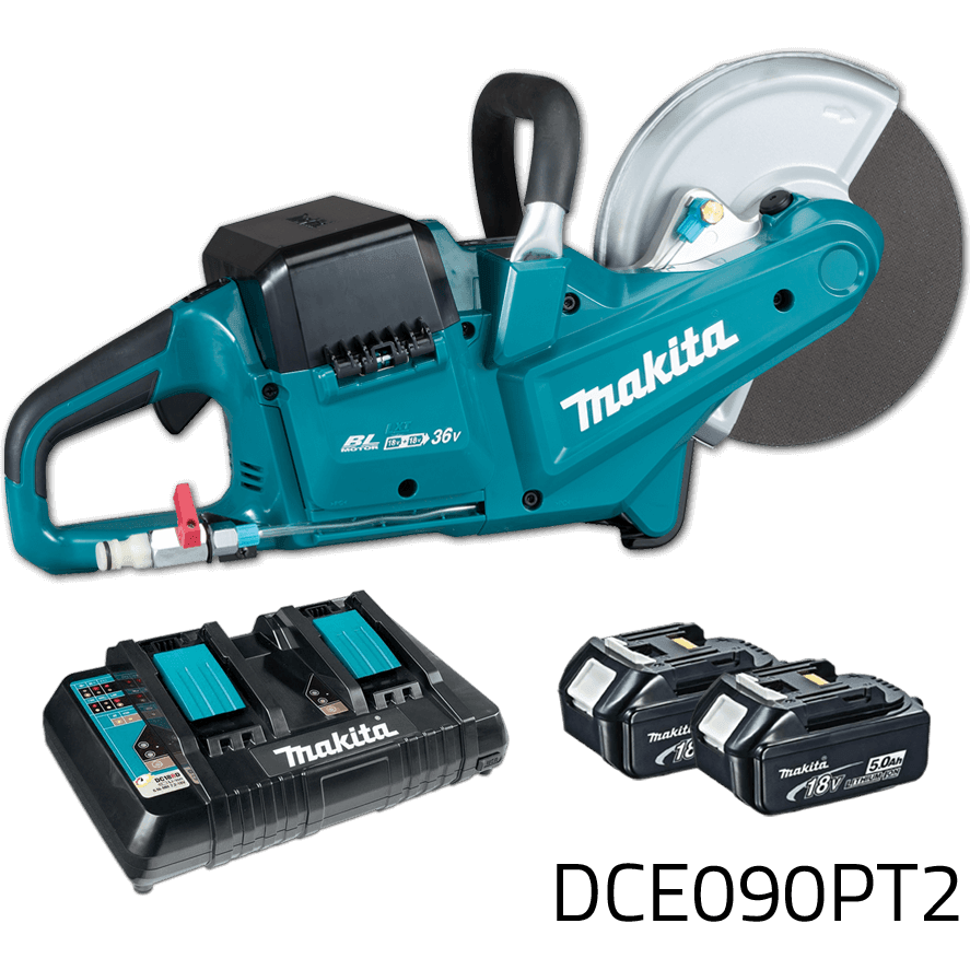 Makita DCE090PT2 36V Cordless Power Cutter / Concrete Cutter 18Vx2 LXT-Series | Makita by KHM Megatools Corp. Main image