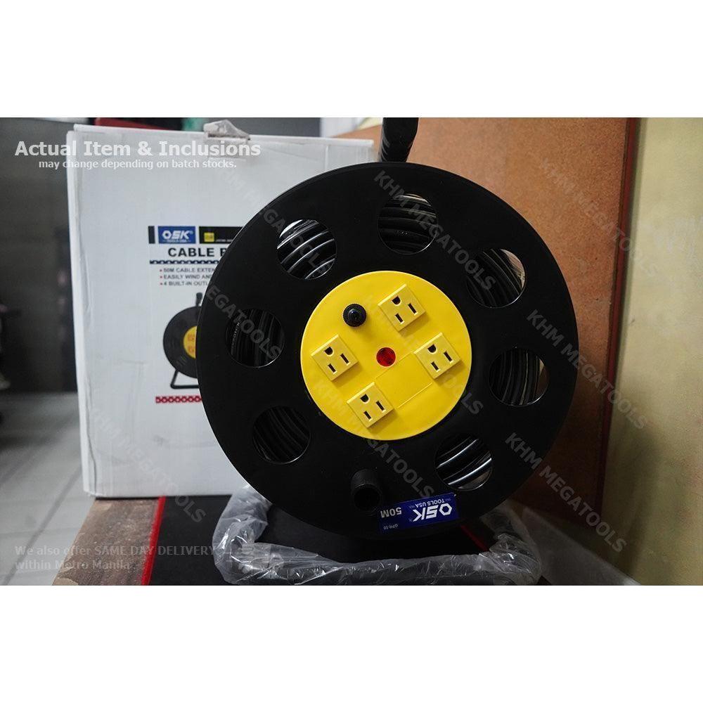 OSK GPR-50 Extension Cord Cable Reel 50 meters (4 Outlets) Secondary image