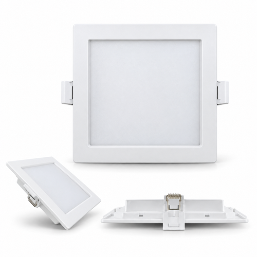 Omni LED Recessed Square Downlight TRI-COLOR