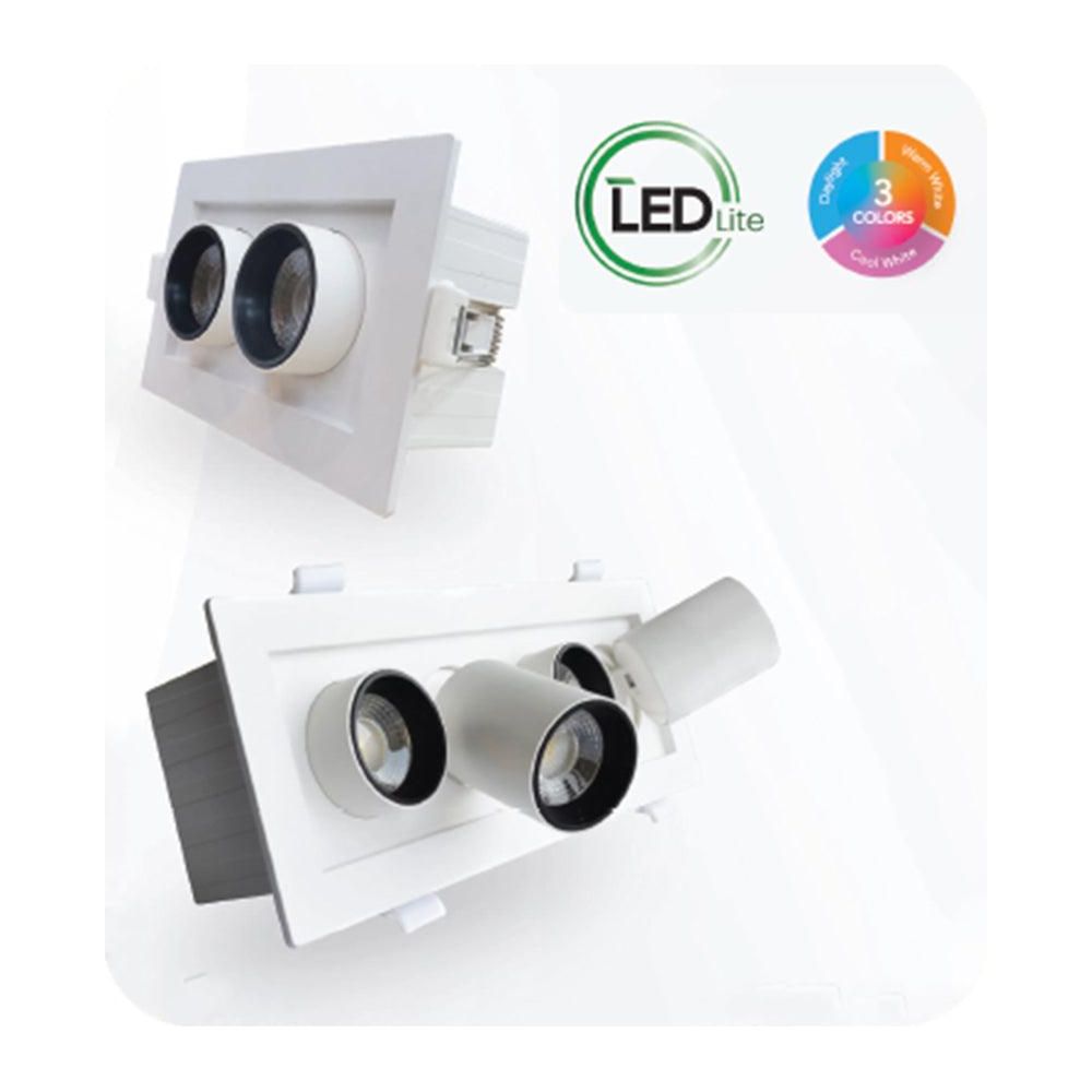 Omni LED Recessed Rectangular Spot Ceiling Downlight (Spotlight) - KHM Megatools Corp. Main image