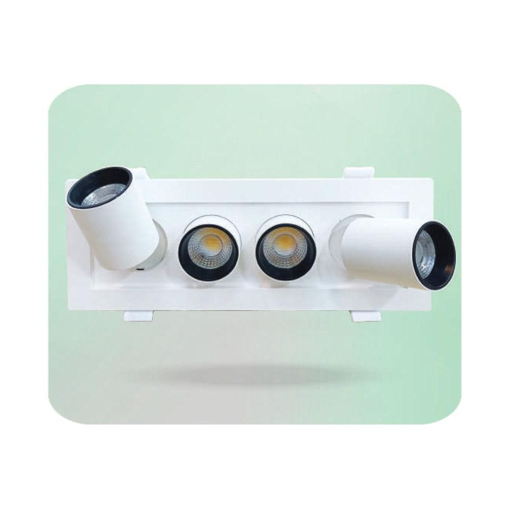 Omni LED Recessed Rectangular Spot Ceiling Downlight (Spotlight ...
