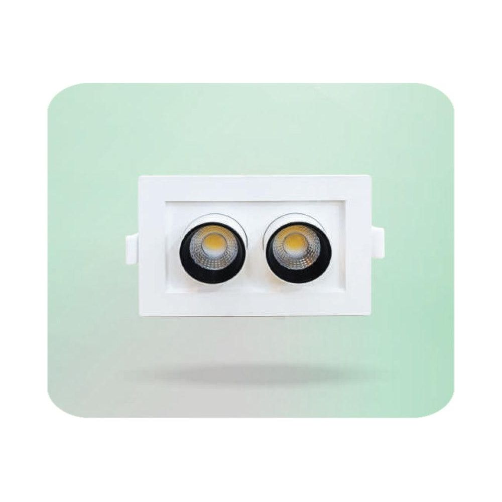 Omni LED Recessed Rectangular Spot Ceiling Downlight (Spotlight ...