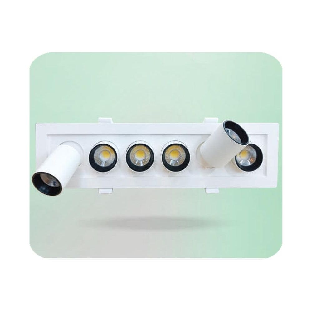 Omni LED Recessed Rectangular Spot Ceiling Downlight (Spotlight ...