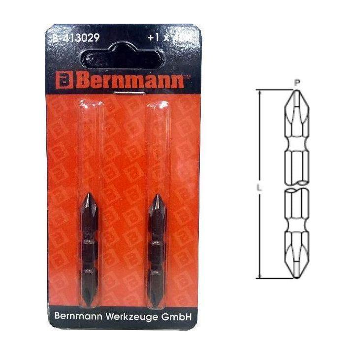 Bernmann Cross Point Double End Philips Screwdriver Bit (1/4" Hex Shank ) | Bernmann by KHM Megatools Corp. Main image