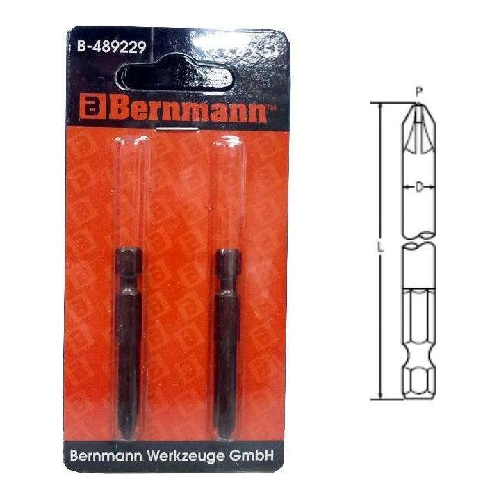 Bernmann Cross Point Single End Philips Screwdriver Bit (1/4" Hex Shank ) | Bernmann by KHM Megatools Corp. Main image