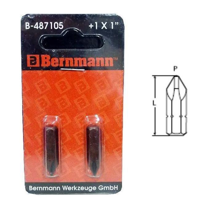 Bernmann Cross Point Philips Screwdriver Bit (1/4" Hex Shank ) | Bernmann by KHM Megatools Corp. Main image