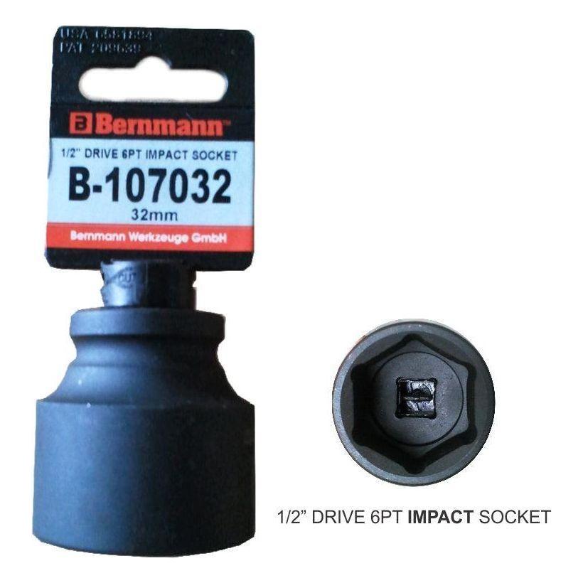 Bernmann 1/2" Drive Impact Socket Wrench 6pts | Bernmann by KHM Megatools Corp. Main image