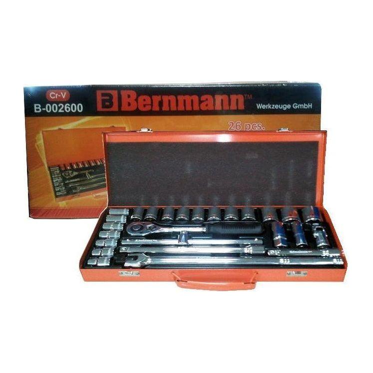 Bernmann B-002600 Socket Wrench Set 1/2" Drive | Bernmann by KHM Megatools Corp. Main image