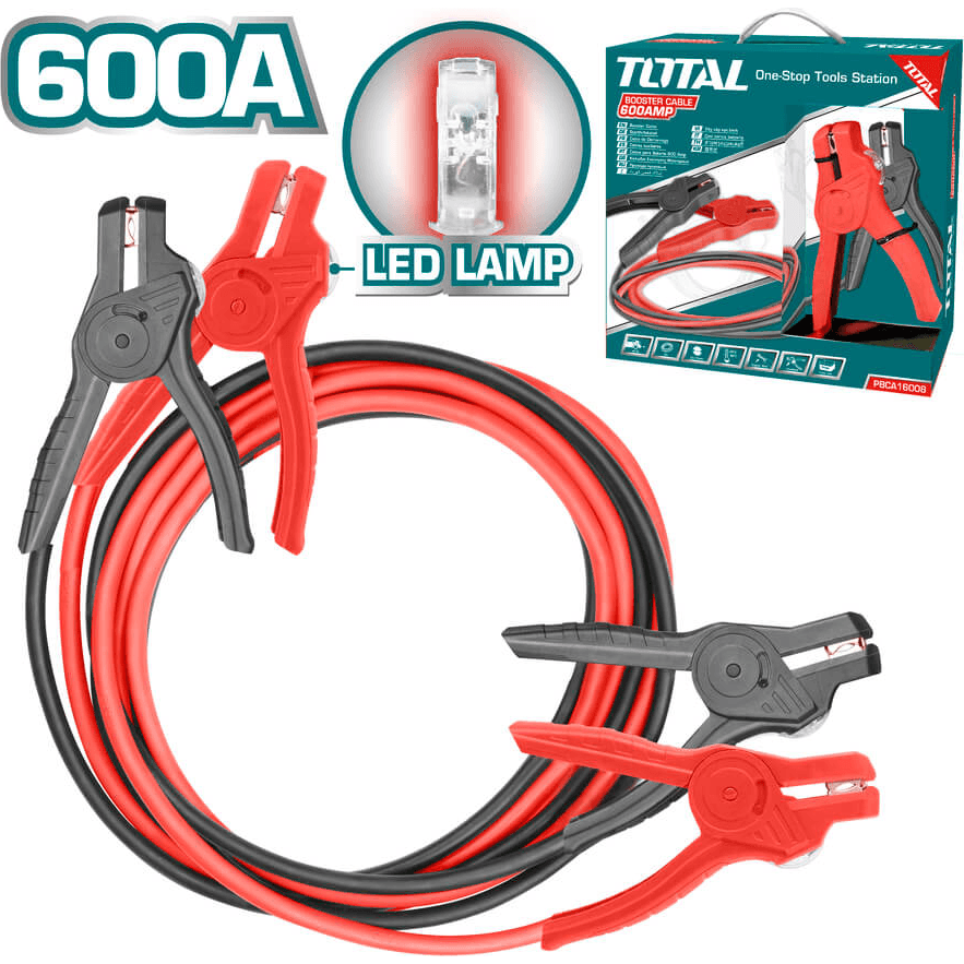 Total PBCA16008L Booster Cable with Light 600A Secondary image