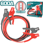 Total PBCA16008L Booster Cable with Light 600A | Total by KHM Megatools Corp.