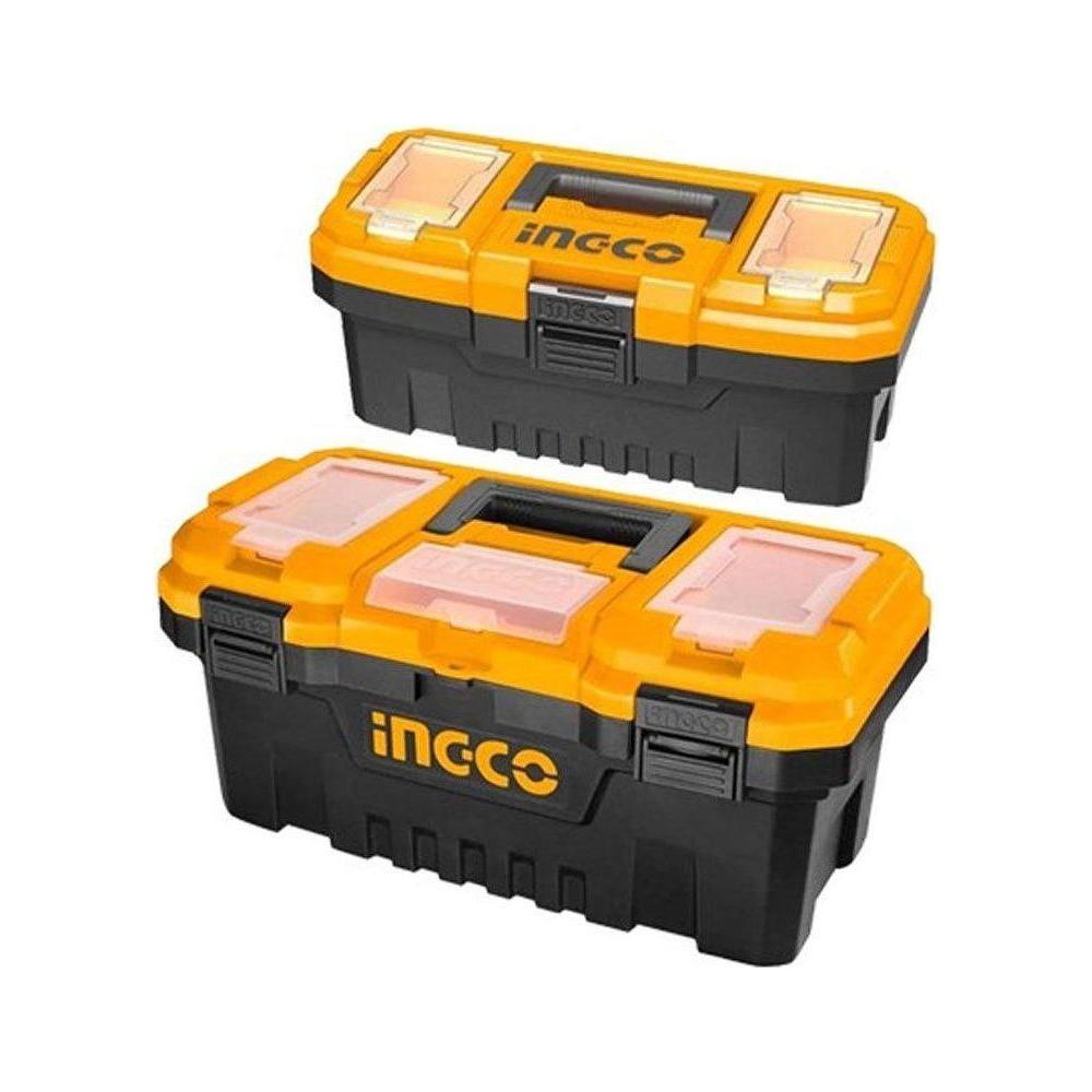 Ingco PBXK0201 Plastic Tools Boxes 2Pcs Set - KHM Megatools Corp. Main image