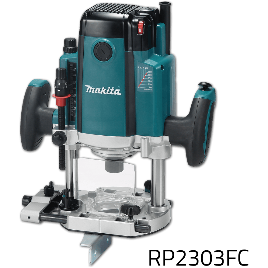 Makita RP2303FC Plunge Router (Variable Speed) [1/4"&1/2"] 2100W - KHM Megatools Corp. Main image