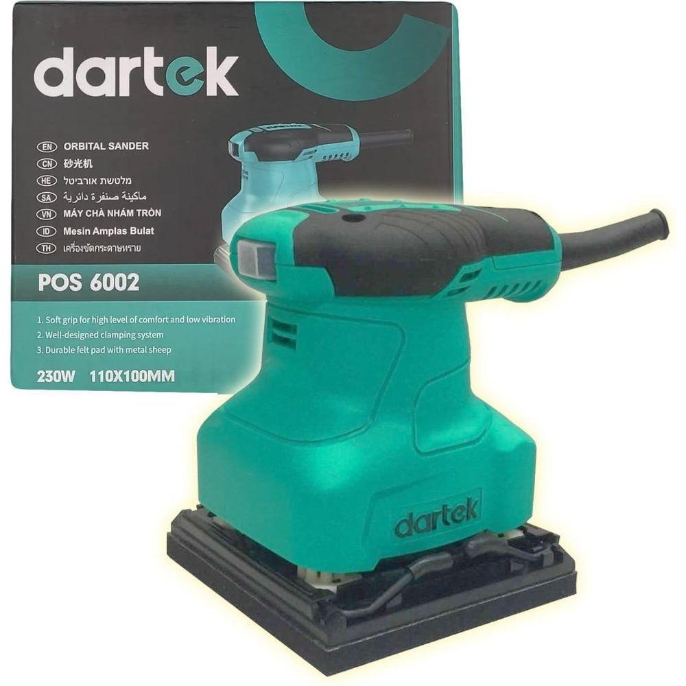 Dartek POS 6002 Finishing Sander 230W (110x100mm) - KHM Megatools Corp. Main image