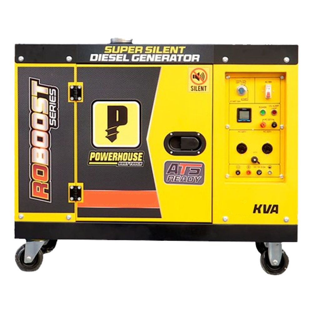 Powerhouse PWH-12000E-DST Diesel Silent Generator 9.5KVA | Powerhouse by KHM Megatools Corp. Main image