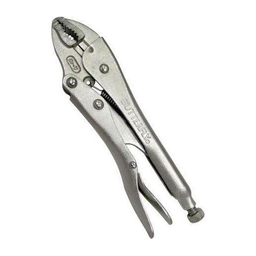 Butterfly #410 Curved Jaw Locking Pliers w/Cutter | Butterfly by KHM Megatools Corp. Main image