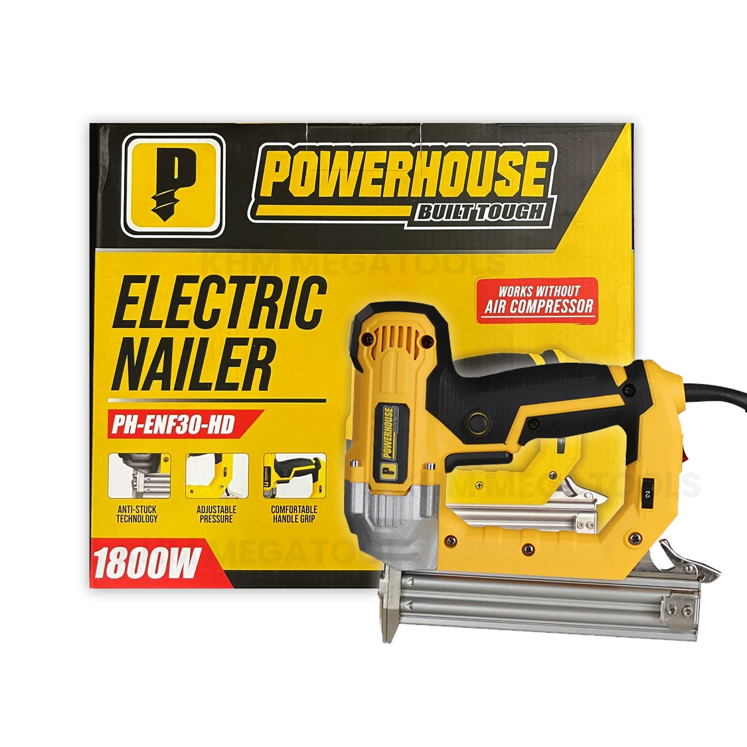 Powerhouse PH-ENF30-HD Electric Brad Nailer 30mm - ToolsSavvy.ph