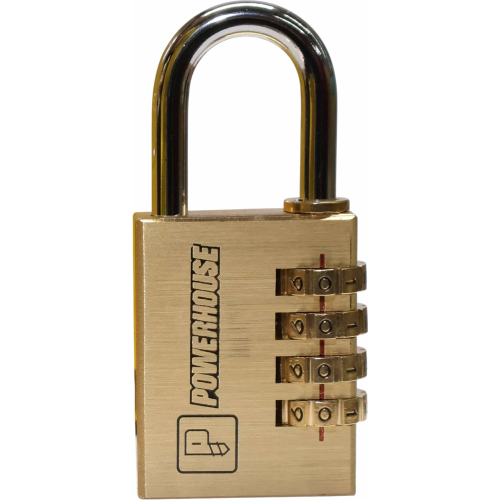 Powerhouse PH-BCPL-440 Brass Combination Padlock 4-Dials (40mm) Secondary image