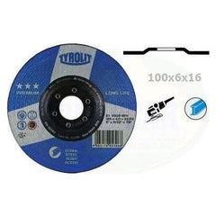 Tyrolit PREMIUM Depressed Center Grinding Wheel 4" - Goldpeak Tools PH Tyrolit