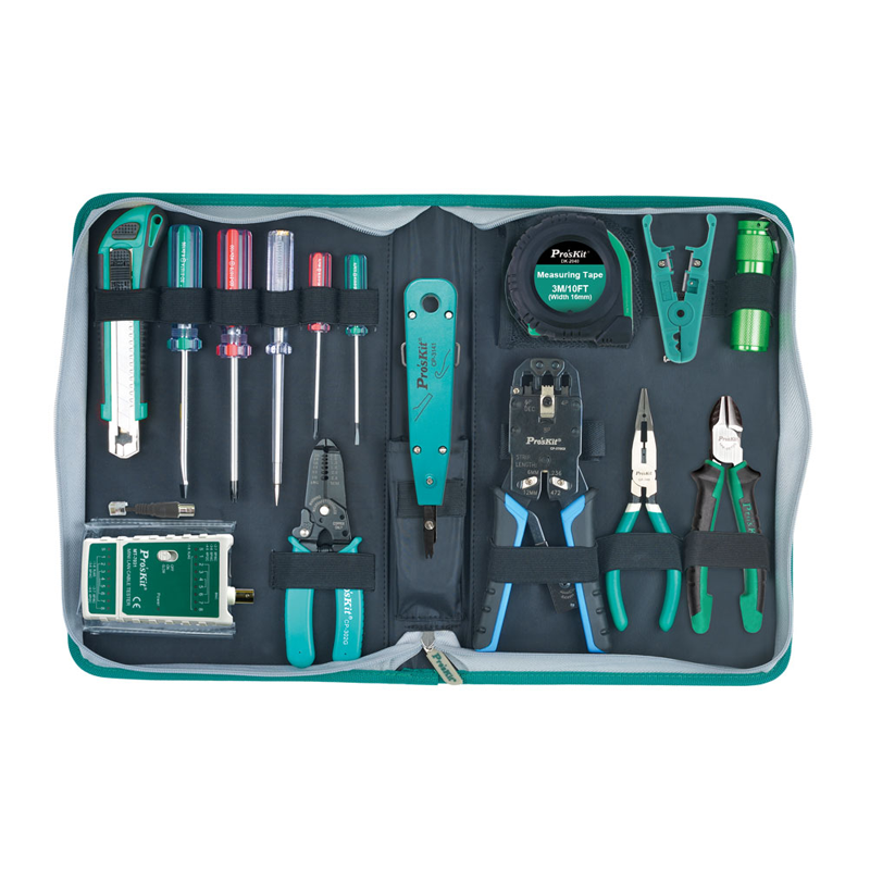 Pro'sKit PK-4013 Network Installation Tool Kit - ToolsSavvy.ph