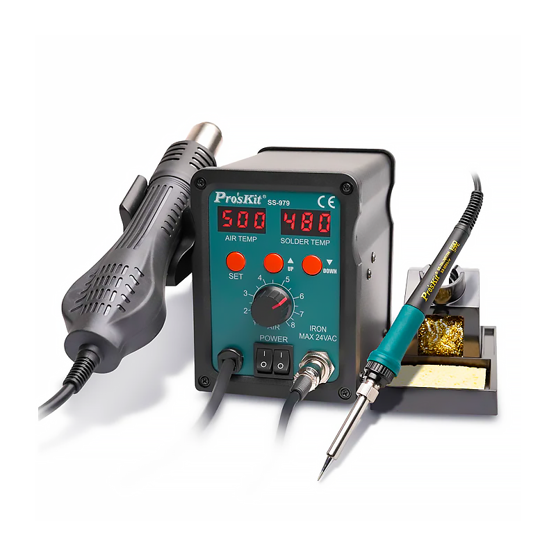 Pro'sKit SS-979 2in1 SMD Hot Air Rework Station - ToolsSavvy.ph Main image
