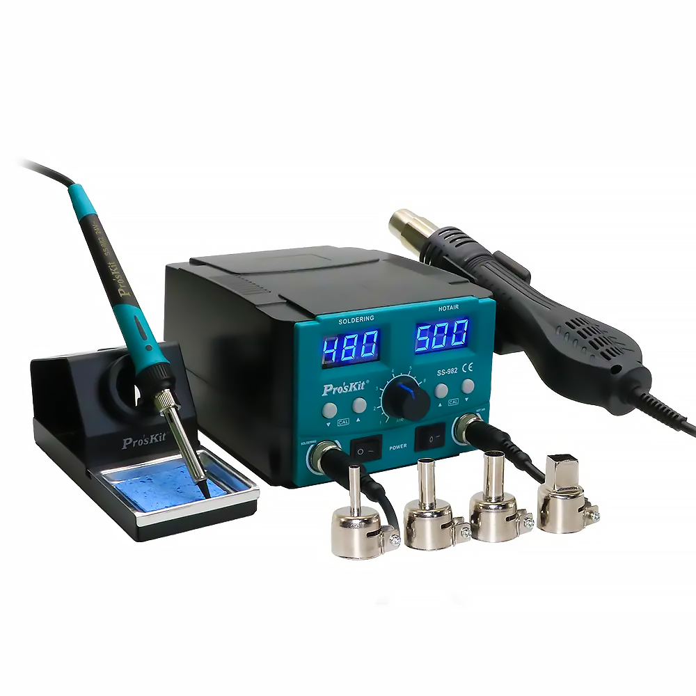 Pro'sKit SS-982B 2in1 SMD Hot Air Rework Station - ToolsSavvy.ph Main image