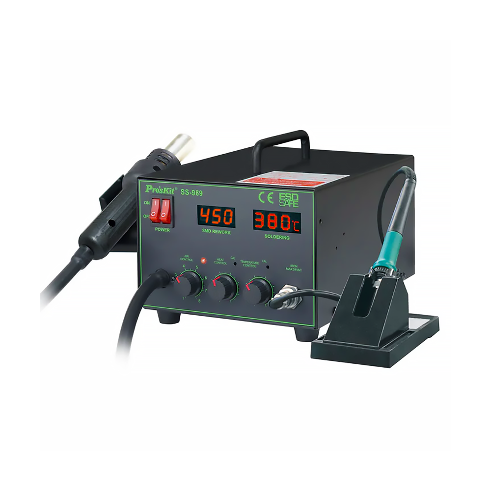Pro'sKit SS-989B 2in1 SMD Hot Air Rework Station - ToolsSavvy.ph