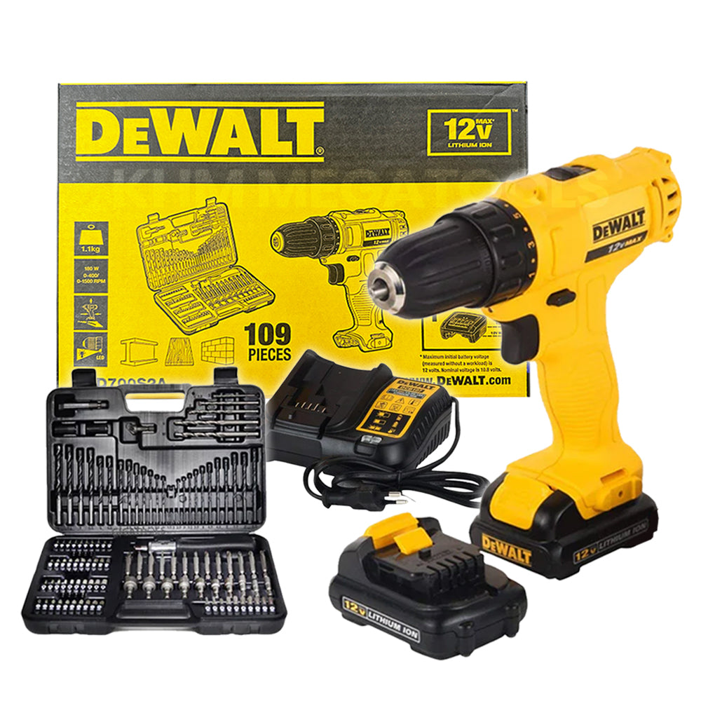 Dewalt DCD700S2A 12V Cordless Drill Driver Kit Main image